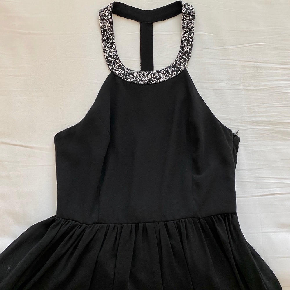 Lulus black beaded maxi dress